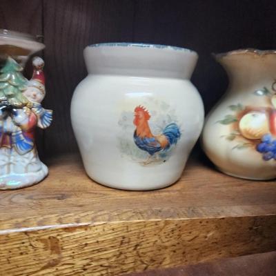 Nutcracker rooster fruit jars