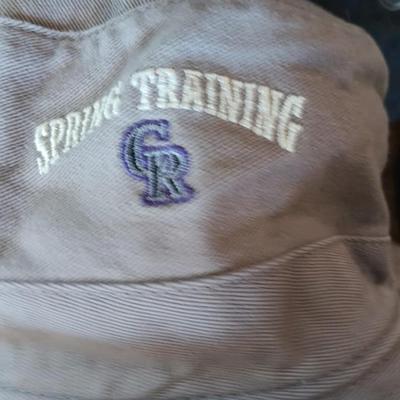 Colorado Rockies light weight zip up jacket with pajama pants, hats and t-shirts