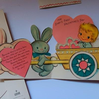 Vintage Valentines Day cards - Gibson - Hallmark and others