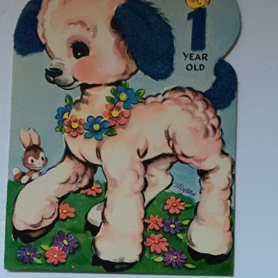 Vintage Baby's 1st cards - Hallmark - Gibson - American Greeting and others