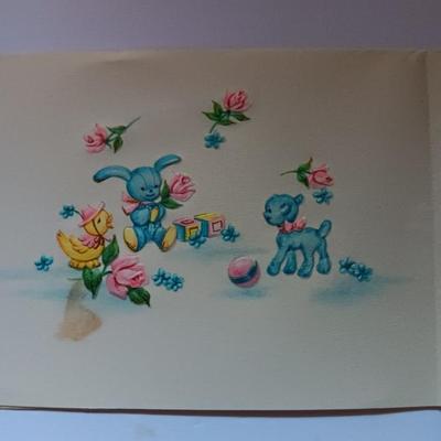 Vintage Welcome Baby cards - Hallmark - Gibson - American Greeting and others (1)