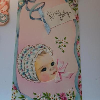 Vintage Welcome Baby cards - Hallmark - Gibson - American Greeting and others (1)