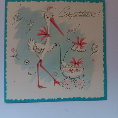 Vintage Welcome Baby cards - Hallmark - Gibson - American Greeting and others (1)