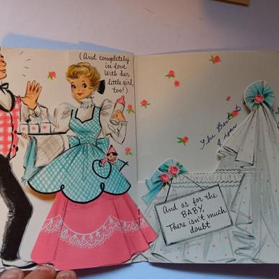Vintage Welcome! Baby cards - Hallmark - Gibson - American Greeting -(2)