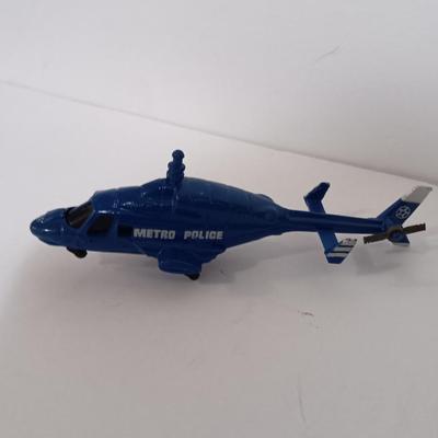 Four Metal toy helicopters Matchbox and others