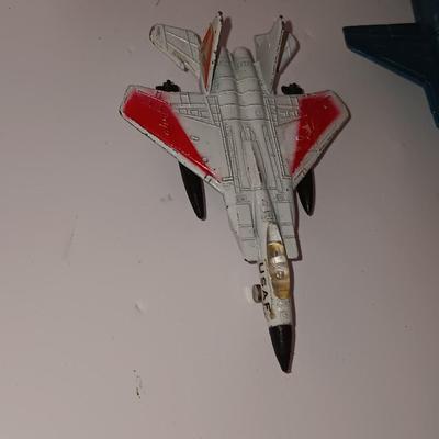 Four vintage Metal toy Airplanes Matchbox -