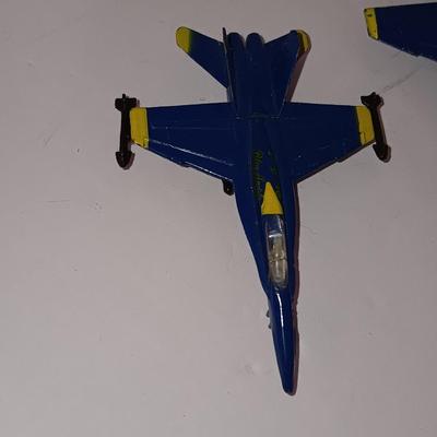 Four vintage Metal toy Airplanes Matchbox - Zee Zylmex -
