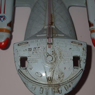 3 vintage metal Star Trek Starship Enterprise