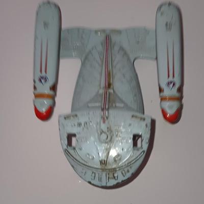 3 vintage metal Star Trek Starship Enterprise