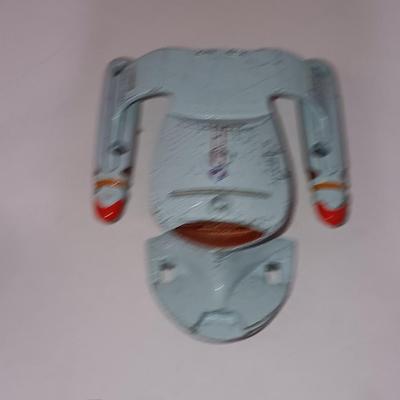 3 vintage metal Star Trek Starship Enterprise