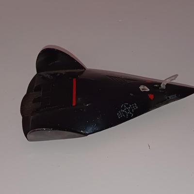 Three vintage die cast toy Airforce planes