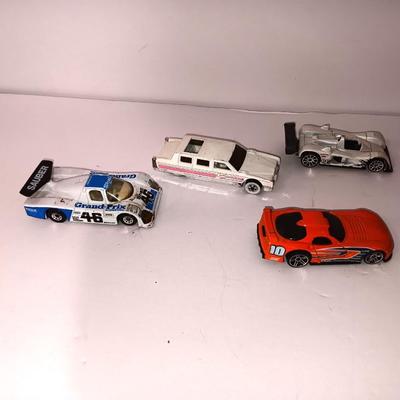 Die cast Matchbox and Hot wheels Limo - Grand Prix car and more