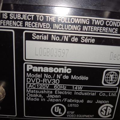 Panasonic DVD Player DVD-RV30