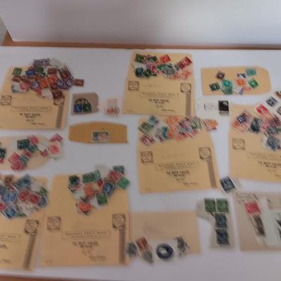 Stamp Collectors Delight! Postage stamps from around the world!