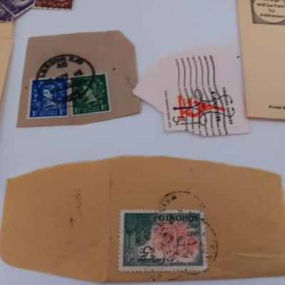 Stamp Collectors Delight! Postage stamps from around the world!