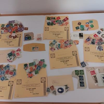 Stamp Collectors Delight! Postage stamps from around the world!