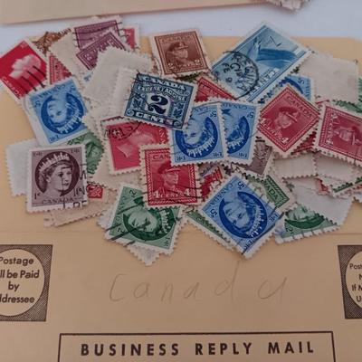 Stamp Collectors Delight! Postage stamps from around the world!