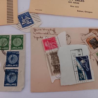 Stamp Collectors Delight! Postage stamps from around the world!