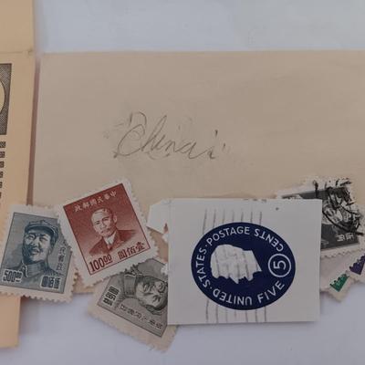 Stamp Collectors Delight! Postage stamps from around the world!