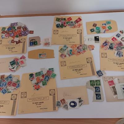 Stamp Collectors Delight! Postage stamps from around the world!