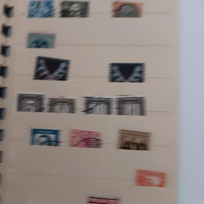 The Stamp book with stamps - and extra loose stamps too Postage stamp collection