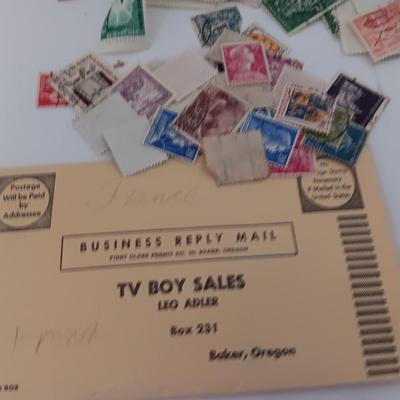 Who spilled the stamps?! Postage stamps galore! Stamp collecting