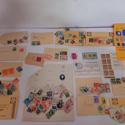 More postage stamps for collecting - Quite the assortment! From all Around the world