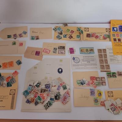 More postage stamps for collecting - Quite the assortment! From all Around the world