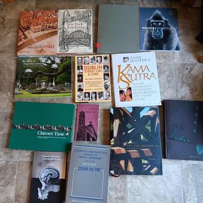 Collection of Books - Monkey Portraits-Dublin Street life - New York Enclaves - Chiron's time - and more