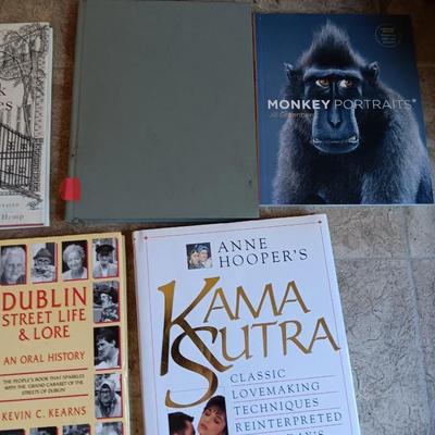 Collection of Books - Monkey Portraits-Dublin Street life - New York Enclaves - Chiron's time - and more