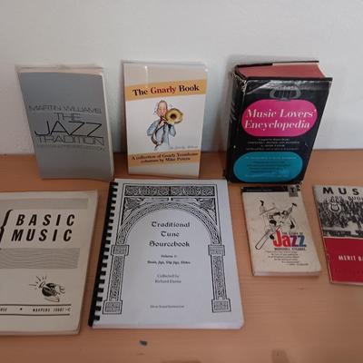 Books all on Music - The Gnarly Book signed by author ! JaZZ