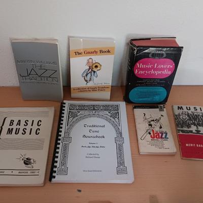 Books all on Music - The Gnarly Book signed by author ! JaZZ