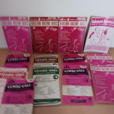 Sheet music booklets- Combo-Orks - Dixiland - Ragtime - Blues