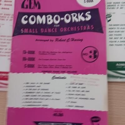 Sheet music booklets- Combo-Orks - Dixiland - Ragtime - Blues