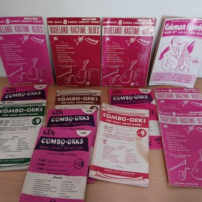 Sheet music booklets- Combo-Orks - Dixiland - Ragtime - Blues