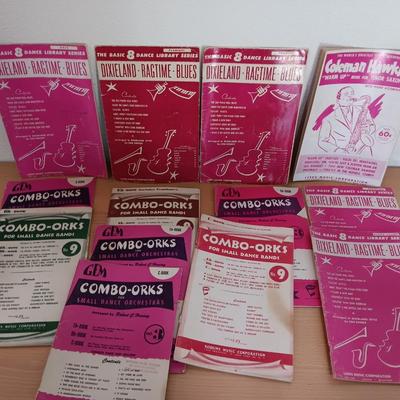 Sheet music booklets- Combo-Orks - Dixiland - Ragtime - Blues