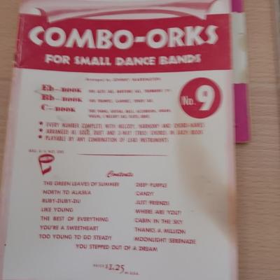 Sheet music booklets- Combo-Orks - Dixiland - Ragtime - Blues