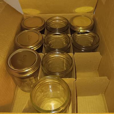 Canning Jars Small and Large