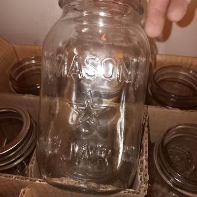 Canning Jars Small and Large