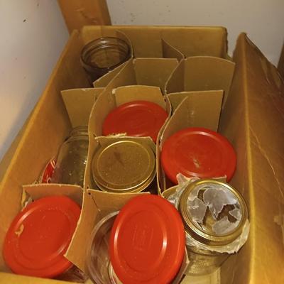 Canning Jars Small and Large