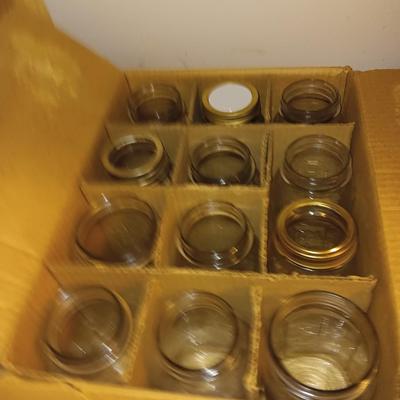 Canning Jars Small and Large