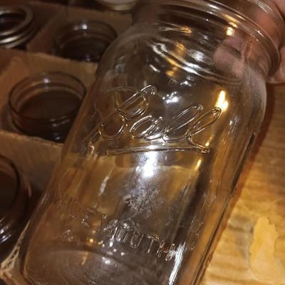 Canning Jars Small and Large