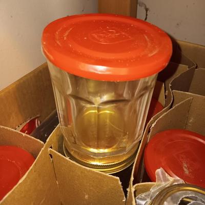 Canning Jars Small and Large