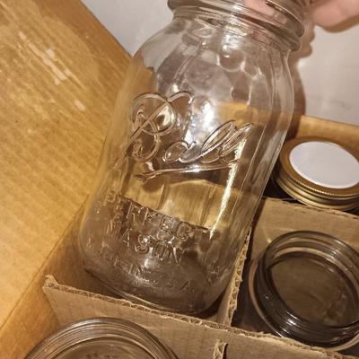 Canning Jars Small and Large
