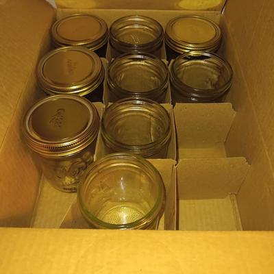 Canning Jars Small and Large