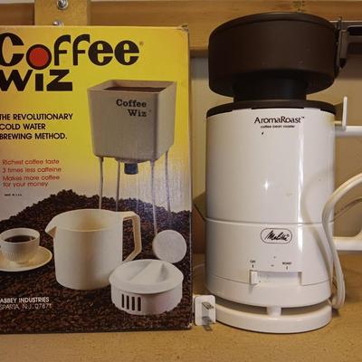 Coffee Wiz Cold water brew - with Melitta Aroma - Roast Coffee Bean Roaster