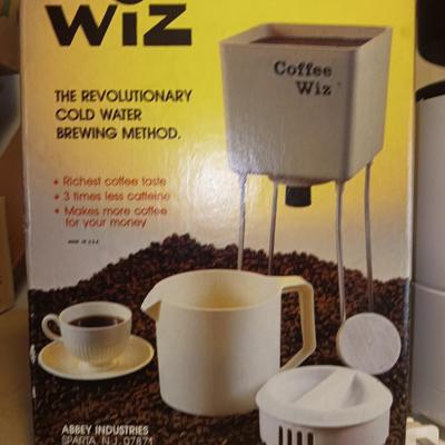 Coffee Wiz Cold water brew - with Melitta Aroma - Roast Coffee Bean Roaster