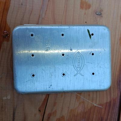Collection of fishing flies in metal box - Guaranteed to catch the BIG ones!