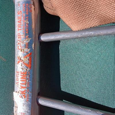 Camp trailer Metal frame Pack with Drinking bottle and more