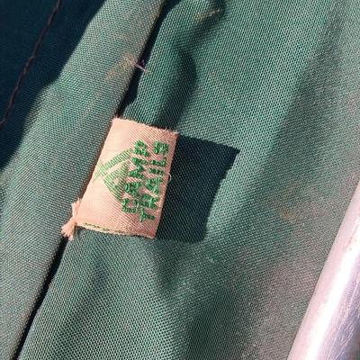 Camp trailer Metal frame Pack with Drinking bottle and more